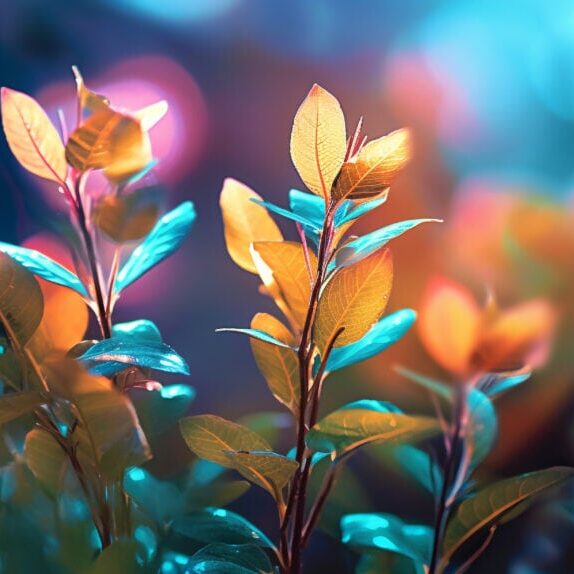 beauty of nature's sparkle through colorful bokeh. The image showcases sunlight filtering through leaves or flowers, creating a mesmerizing display of vibrant and shimmering bokeh patterns.